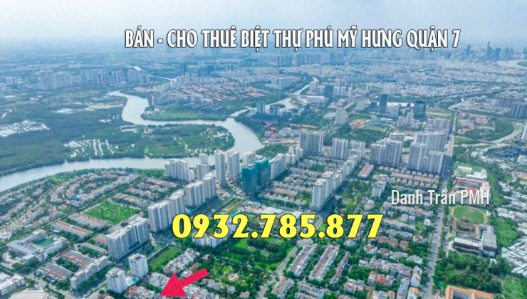 Căn Góc View Công Viên Biệt Thự Nam Thông, PMH Q.7 - 19x18m  Giá 106 tỷ LH 0932785877 Danh Trần PMH